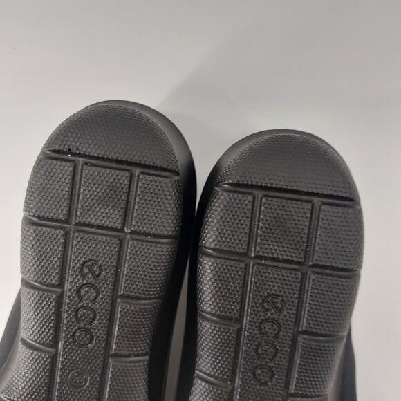Ecco Goretex Sz 39 (US 8-8.5) Black Slip On Women's Loafers - Picture 14 of 14